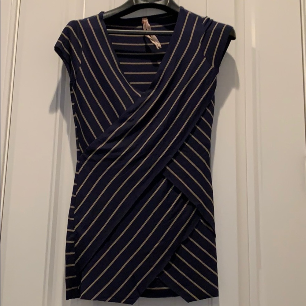 Bailey 44 Navy Blue Sleeveless Top - Size S